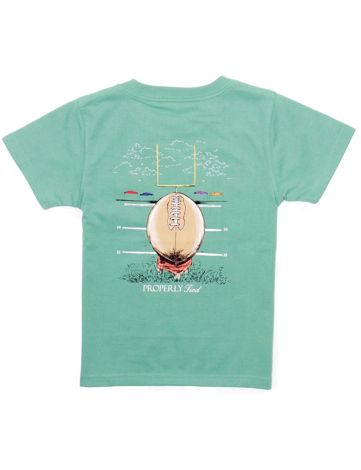 Properly Tied: Field Goal SS Tee - Ivy