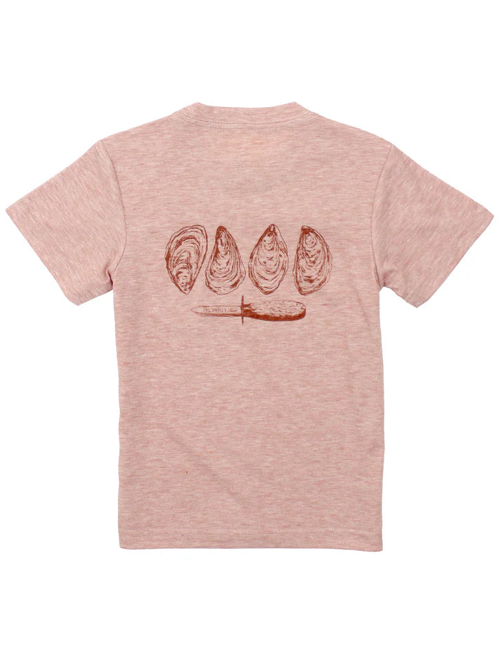Properly Tied: Boys Portland Pocket Tee SS Oysters Clay