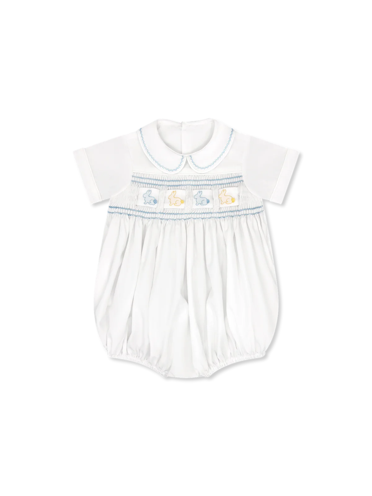 Lullaby Set: Noah Ribbon Bubble - Blessings White, Beaumont Blue