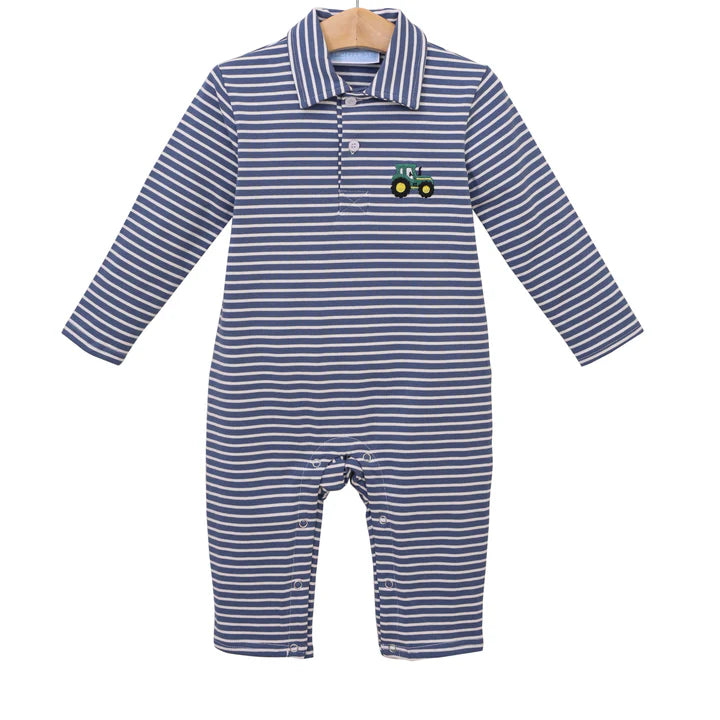 Trotter Street: Tractor Polo Romper