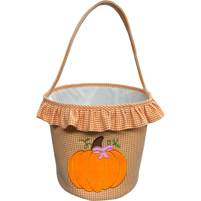 Bits & Bows: Halloween Ruffled Pumpkin Tote