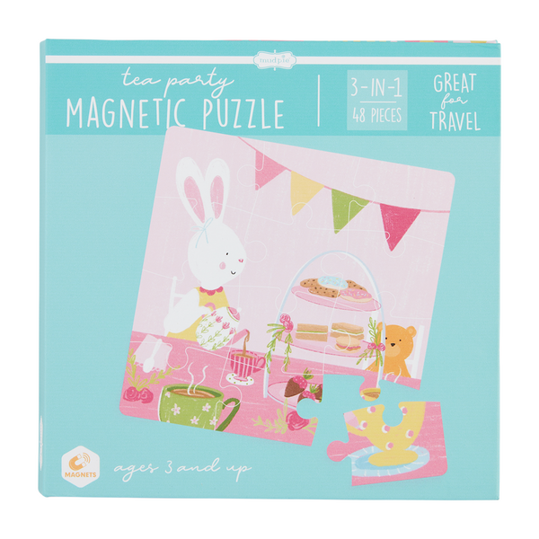 Mud Pie: Tea Party Magnetic Puzzle Set