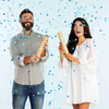 Mud Pie: Gender Reveal Confetti Cannon - BLUE