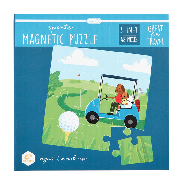 Mud Pie: Sports Magnetic Puzzle Set